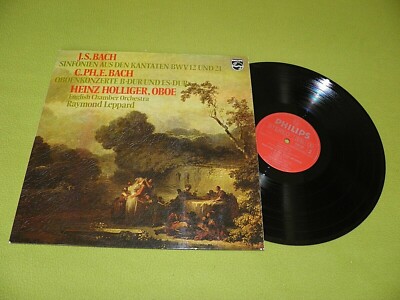J.S Bach / C.P.E Bach - Symphonies / Oboe Concertos / Holliger IMPORT Philips NM