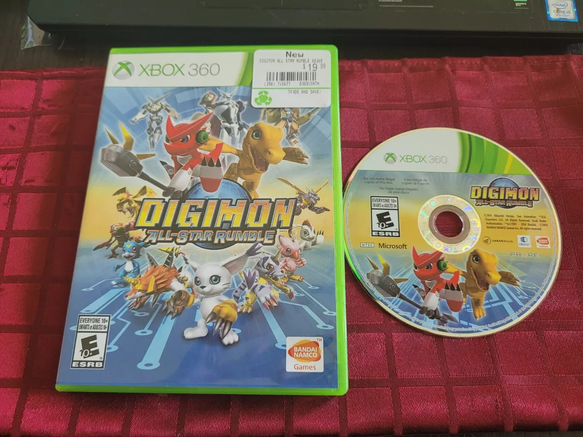 Digimon All Star Rumble Microsoft Xbox 360 2014 VG 722674211253