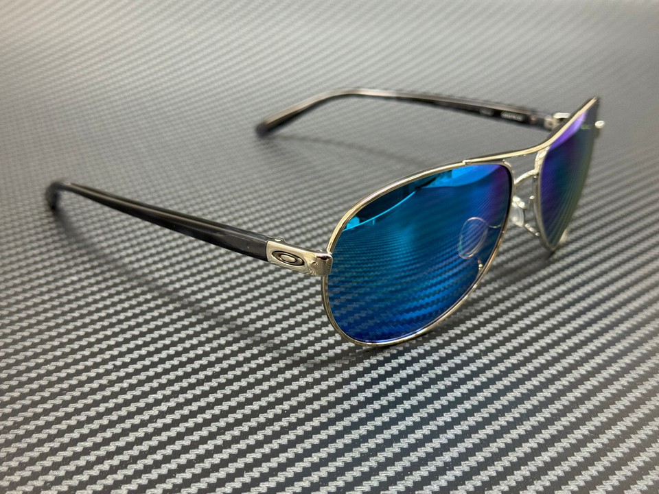 OAKLEY OO4079 33 Chrome Prizm Sapphire Polarized Women's 59 mm