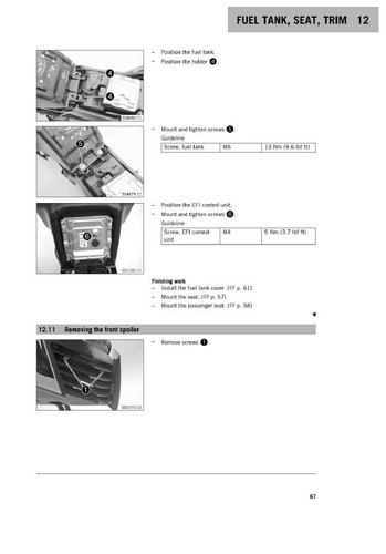 KTM 125 Duke Service Repair Workshop Manual USB 2016 - Picture 5 of 11
