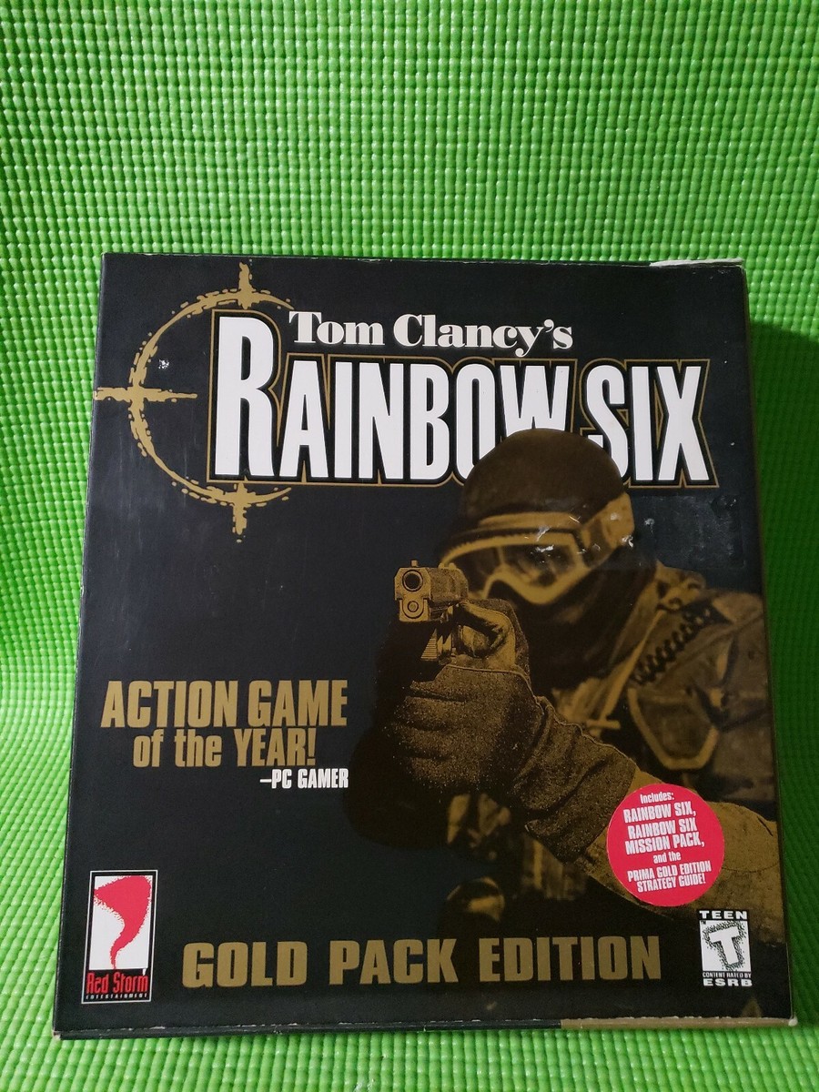 Tom Clancy's Rainbow Six: Gold Pack Edition PC Big Box w/ ALL