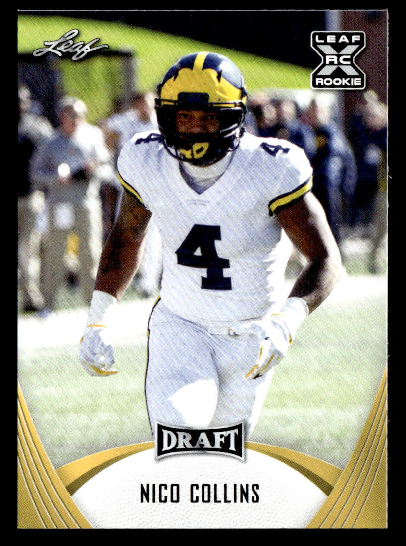 2021 Leaf Draft #29 Gold Nico Collins