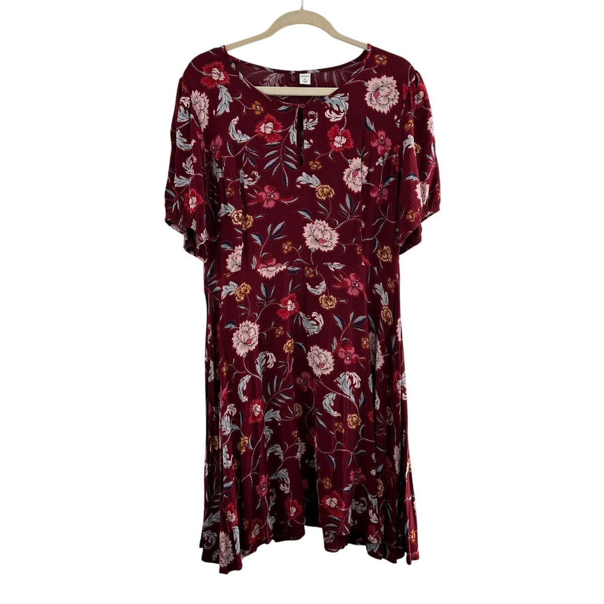 burgundy floral dress short Buy Burgundy Red/White Floral Mini Cord Long Sleeve Dress from Next USA