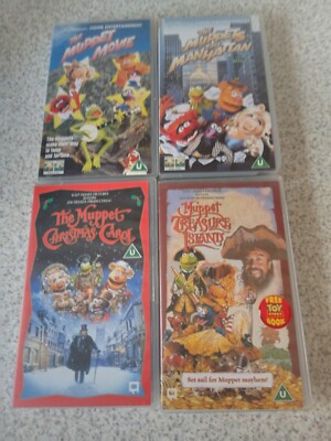 The Muppet Christmas Carol The Movie & MuppetsTake Manhattan Retro Videos VHS