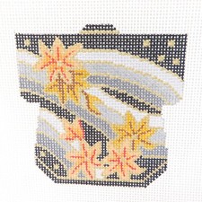 Lee Designs Japanese Design Petite Kimono Needlepoint Canvas Hand Painted 18ct
