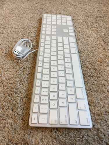 Apple Aluminum Wired USB Keyboard A1243 + Apple Mighty Mouse A1152 Set ***New*** - Picture 12 of 18