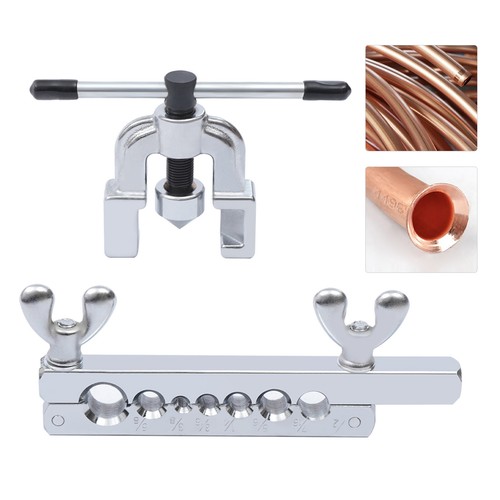 Flaring Tool Set for Copper Aluminum Brass Soft Steel Tube with Gantry & Flaring