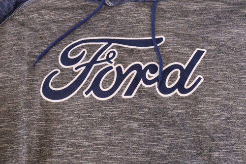Official Ford Merchandise Hoodie Mens Large Gray Blue Hooded Sweatshirt Size XL - Picture 5 of 5