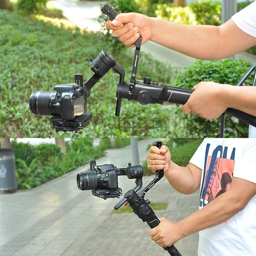 Alu Neck Ring Mounting Handle Clamp Sling Grip for MOZA Air 2 GIMBAL Monitor Mic - Picture 16 of 17