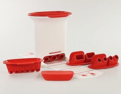 Tupperware M Press Snack Press Crousty Party Croquettes Gnocchi 4 Inserts Ebay