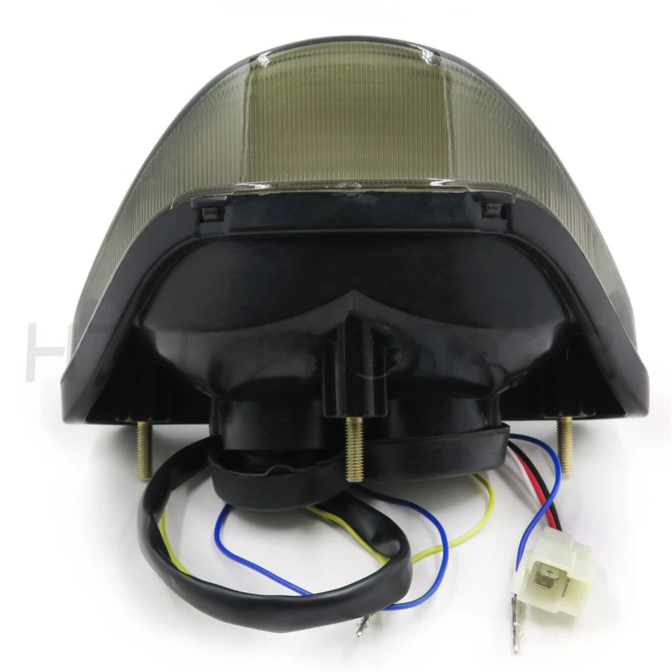 Luz trasera luz freno señales de giro para 00-05 Kawasaki Ninja ZX-12R ZX1200 humo Foto 2 de 4