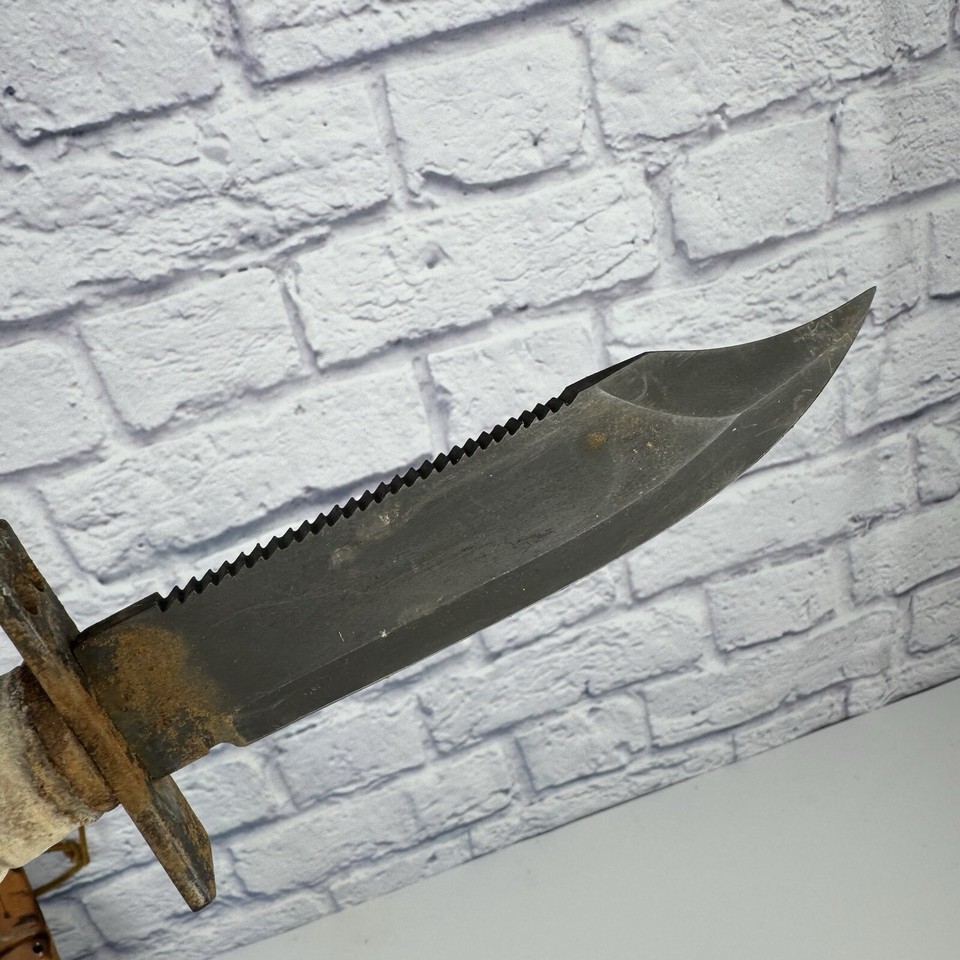 1984 Camillus NY Military Pilot Survival Hunting Knife Original Sheath