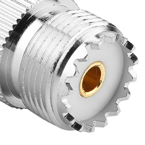 2 sztuki wtyczki BNC na UHF SO239 PL-259 gniazdo RF kabel adaptera koncentryczny MER - Zdjęcie 12 z 12