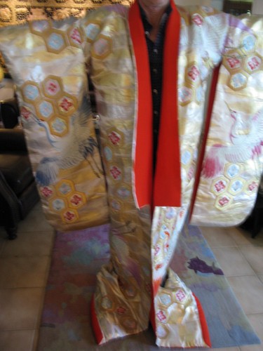 VINTAGE JAPANISCHER HOCHZEITSKIMONO - Bild 2 von 9