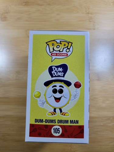 Funko POP! #105 Dum-Dums Drum Man NYCC. 2020 Shared EX + Protector - Picture 3 of 6
