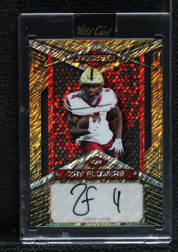 2023 Wild Card Alumination Draft Zay Flowers #AB-125