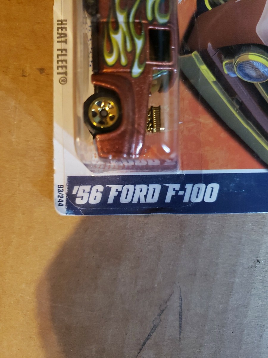 HOT WHEELS HEAT FLEET SERIES 56 FORD F-100 3/10 93/244 Brown | eBay