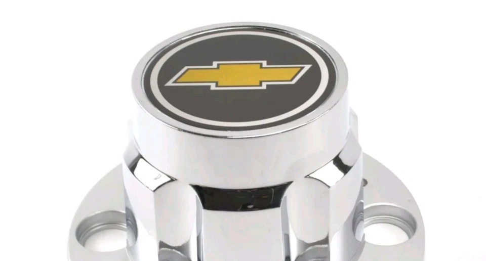 4 PCS CHEVROLET CHEVY GMC TRUCK 5 LUG 15" 15x8 15x7 RALLY WHEEL CENTER HUB CAPS - Image 3 of 4