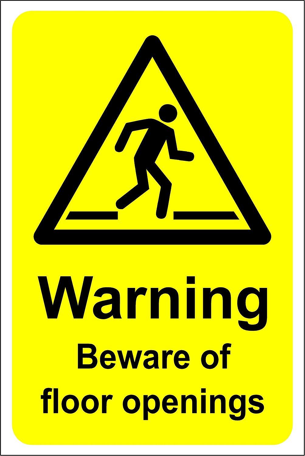 Warning beware of floor opening Safety sign eBay
