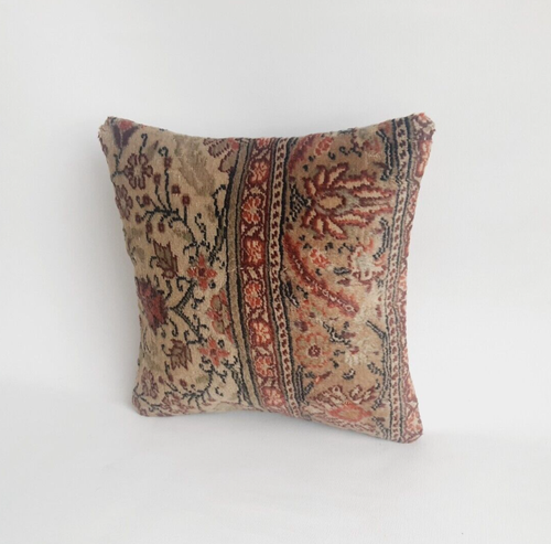 Carpet Pillow Case , Rustic Decor Pillow , Turkish Rug Pillow Cover - Picture 7 of 9