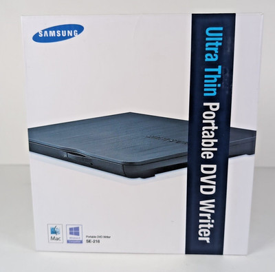 Samsung Ultra Thin Portable DVD Writer SE-218CB/RSBS 