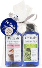 Dr Teal's Foaming Bath Holiday Gift Pack Stocking Stuffer 6 oz Add Gift Mssg
