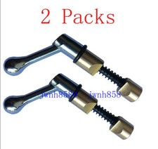 2Set Milling Machine Table Lock Handle 5/16 Brass Sleeve CNC Mill For Bridgeport