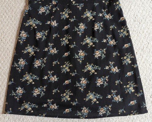 B. Darlin Women Sz 13/14 Multi-Color Floral 100% Polyester Short Sleeve Dress 24 - Picture 5 of 10
