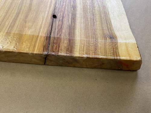 Grandes losas de madera de canario, pieza de madera exótica dura, 38" de 13" a 14"x 1 1/8" de espesor - Imagen 8 de 10
