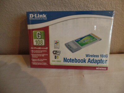 D-Link Wireless 108G PCMCIA Wireless Network Adapter Cardbus AirPlusXtreme G