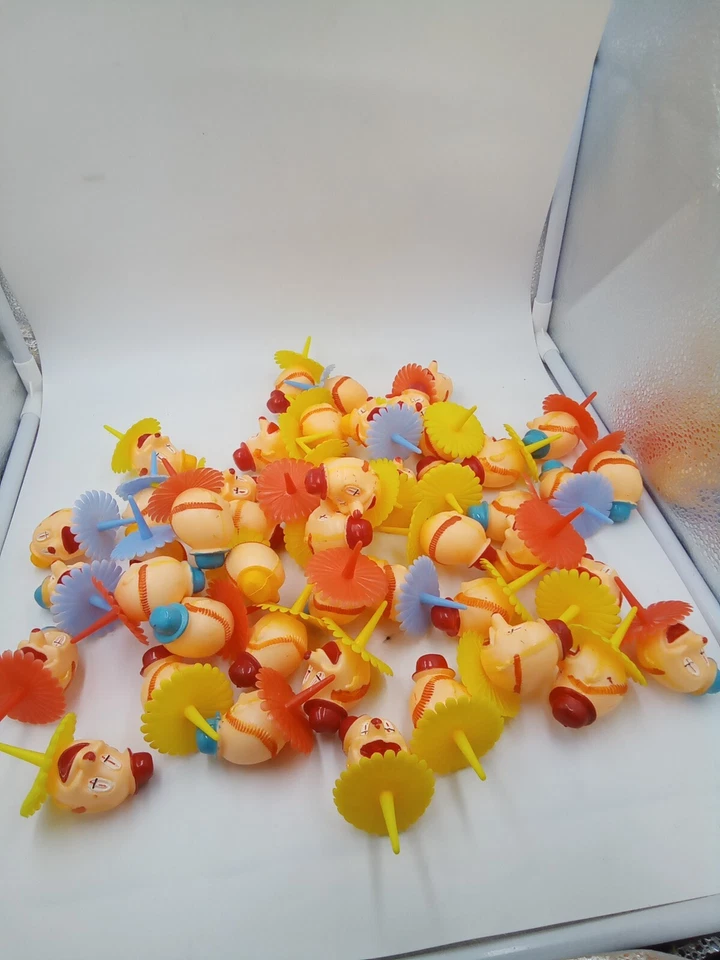 Lote de 47 adornos para magdalenas/pasteles vintage Wilton Derby decoración de fiesta Foto 2 de 4