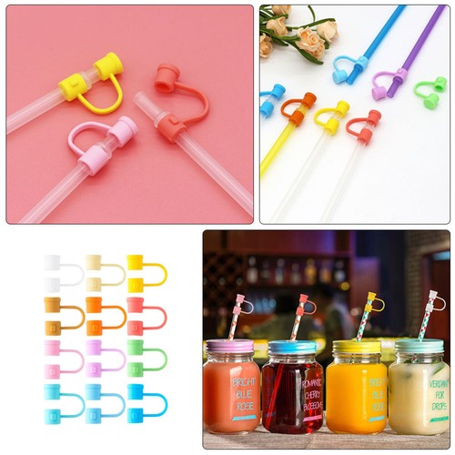 12 Pcs Strohkerbenkappe Silikon -Strohstopper Strohspitzenkappen - Zdjęcie 8 z 12