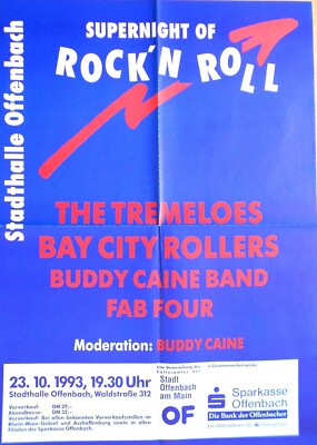 SUPERNIGHT OF ROCK'N ROLL 1993 OF - orig. Concert Poster - Plakat - DIN A1 - F/N