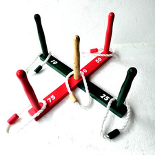 Wooden Ring Toss Sets Up In Minutes and Is Ready For Play Classic Game