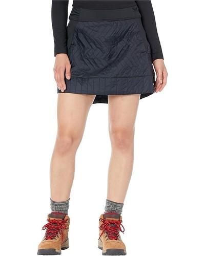 Mountain Hardwear Trekkin Mini Skirt Women Large Black Quilted Insulated ERK1332 - Picture 3 of 8