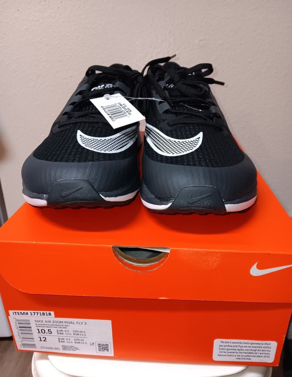 Size 9 - Nike Air Zoom Rival Fly 3 Black White for sale