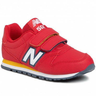 Scarpe sportive bimbo TD New Balance IV500RRY Rosso-Bianco ecopelle | eBay