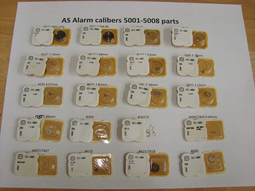 AS calibers 5001, 5004, 5005, 5007, 5008 parts, alarm, movement, auto, calendar! - Picture 2 of 57