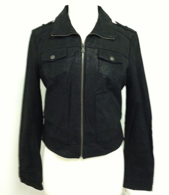 levis leather jacket womens