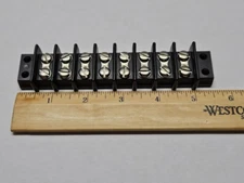 KULKA 602 8-Position Double Row Terminal Barrier Block