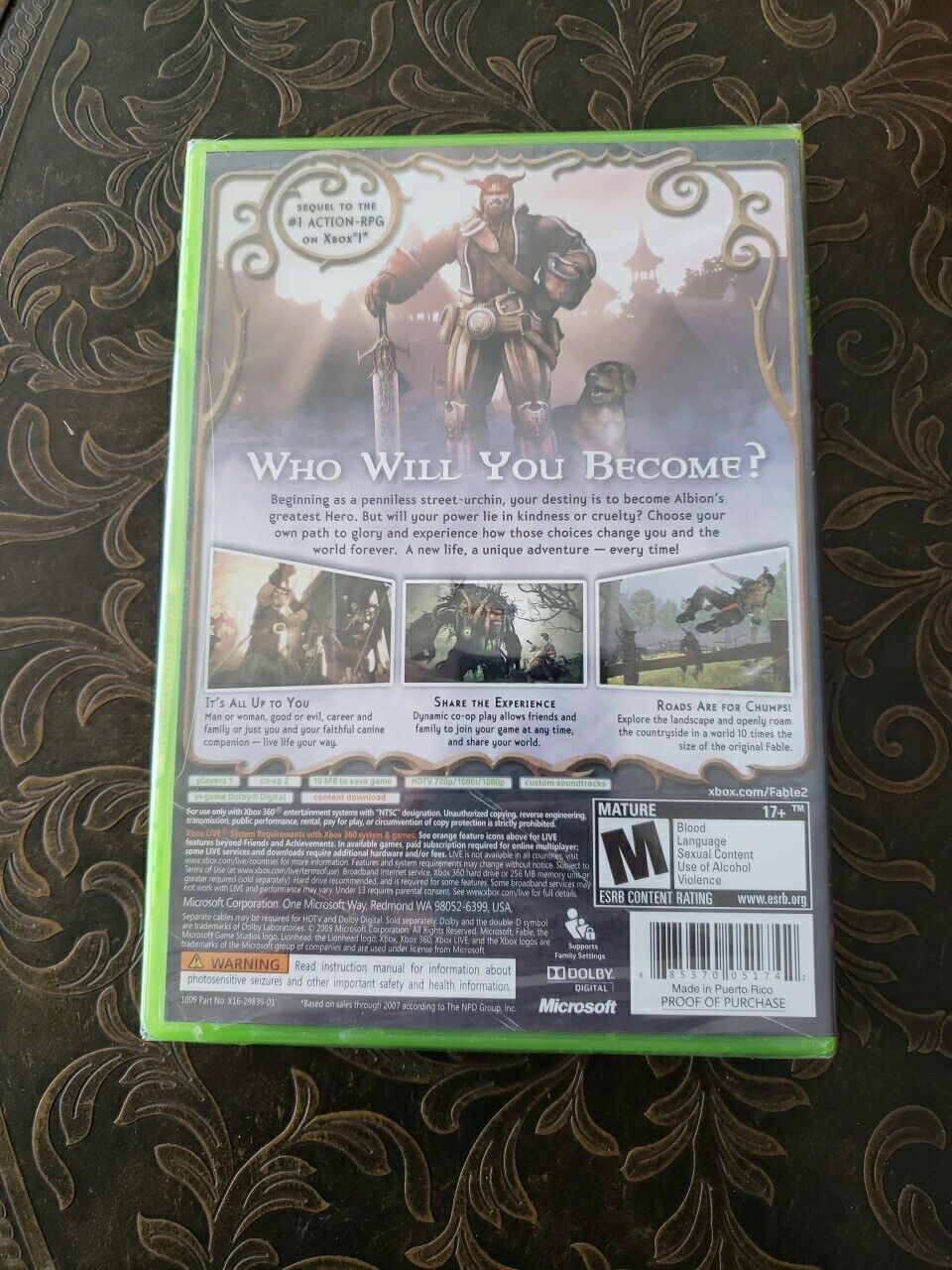 Fable II / 2 (Xbox 360) Not For Resale Edition / Brand New & Factory Sealed