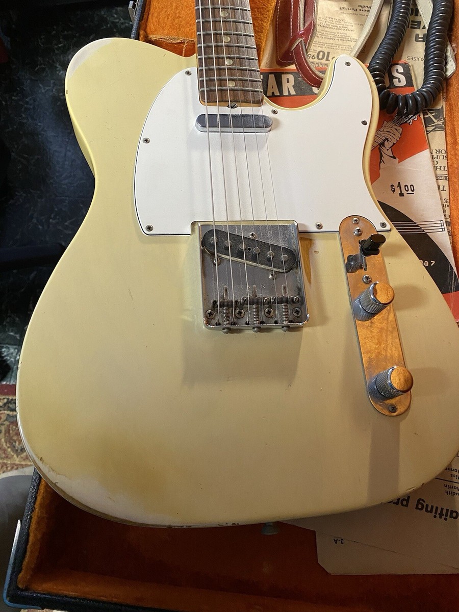 Guitar 1966 All Original Blonde Fender Telecaster All The Guitar 1966 All Original Blonde Fender Telecaster All The