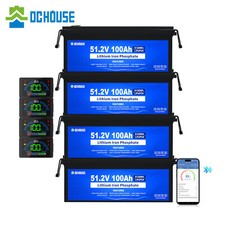 DC HOUSE 48V 100Ah Lithium Battery Bluetooth Monitor Club Car Golf Carts RV