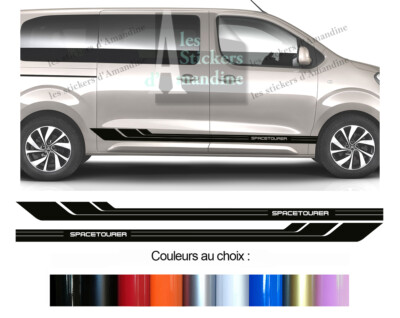 2 UNTERE STREIFEN FÜR CITROEN SPACETOURER VAN STICKER BD541-57