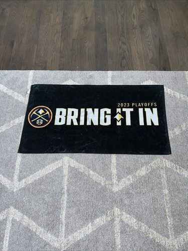 2023 NBA Finals Denver Nuggets Game Used Champions Towel. - Picture 3 of 3