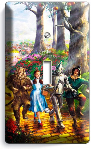 LIGHTSWITCH OUTLET AMARILLO LADRILLO CARRETERA MAGO DE OZ DOROTHY TOTO ESPANTAPÁJAROS HOMBRE DE ESTAÑO - Imagen 3 de 34