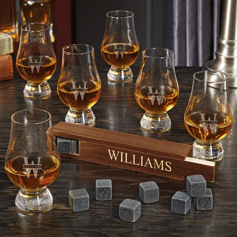 HomeWetBar Whiskey Stone and Glencairn Tasting Glass - Thumbnail 4