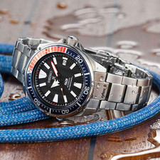 Orologio Uomo Seiko SRPF09 Prospex Sea Padi Samurai Automatico Subacqueo Acciaio Inox