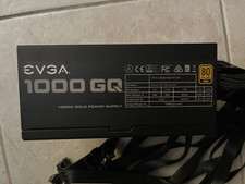 EVGA 1000 GQ Power Supply 80 Plus Gold With Cables PSU