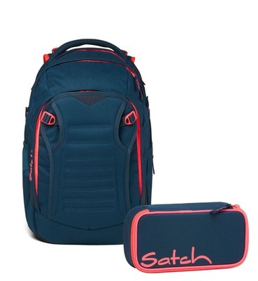 Satch Schulrucksack-Set MATCH Pink Phantom 2-teilig